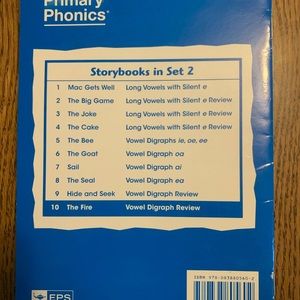 Set of 10 storybooks for primary phonics.